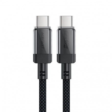 Acefast C12 USB-C / USB-C PD cable 60W 480Mb/with nylon braid - black