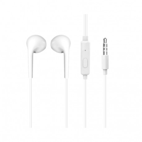 Dudao in-ear wired mini jack 3.5mm headset white (X10S white)
