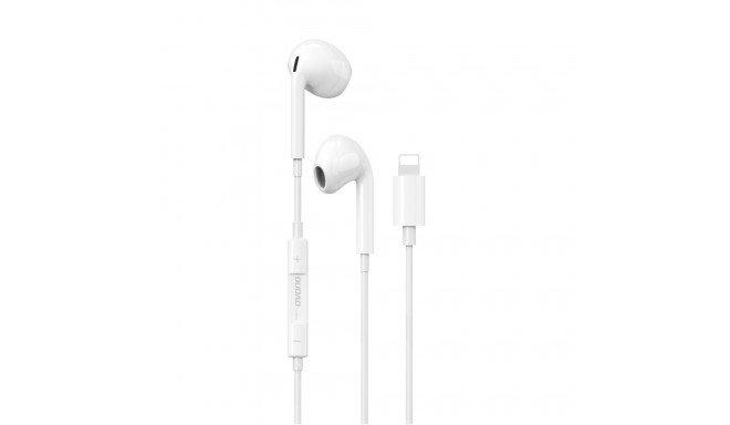 Dudao X14PROL-W1 in-ear headphones with Lightning connector white (X14PROL-W1)