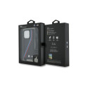 BMW M Edition Carbon Tricolor Lines & Strap Case for iPhone 16 Pro Max - Black