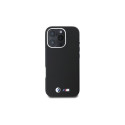 BMW M Smooth Full Wrapped Metal MagSafe Case for iPhone 16 Pro Max - Black
