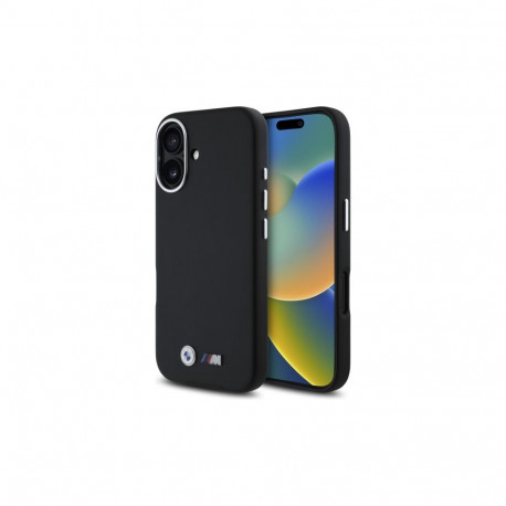 BMW M Smooth Full Wrapped Metal MagSafe iPhone 16 Case - Black