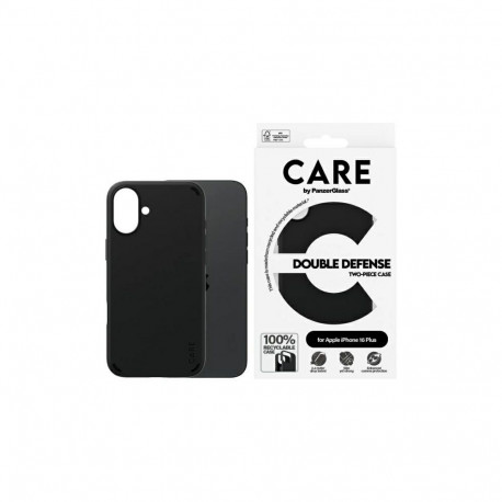 CARE by PanzerGlass Feature Double Defense Case for iPhone 16 Plus - Black