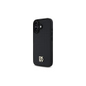 DKNY Repeat Pattern Stack Logo MagSafe iPhone 16 Case - Black