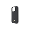 DKNY Repeat Pattern Stack Logo MagSafe iPhone 16 Pro Max Case - Black