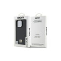 DKNY Repeat Pattern Stack Logo MagSafe iPhone 16 Pro Max Case - Black