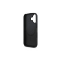 DKNY Repeat Pattern Stack Logo MagSafe iPhone 16 Case - Black