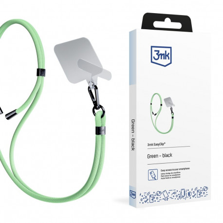 Smartphone Lanyard 3mk EasyClip - Green
