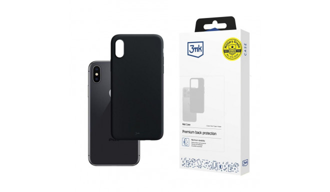 3mk Matt Case for iPhone X / XS - black