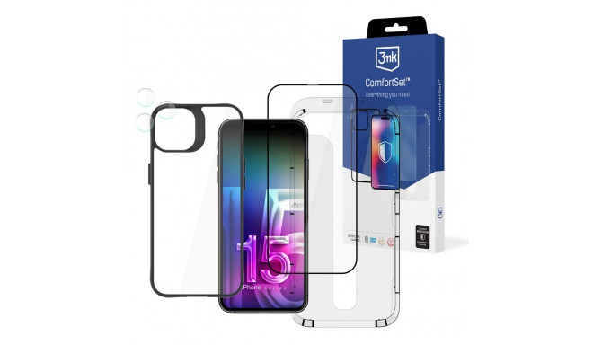 Apple iPhone 15 Pro - 3mk Comfort Set 4 in 1