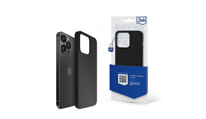 iPhone 13 Pro 3mk Silicone Case Series - Black