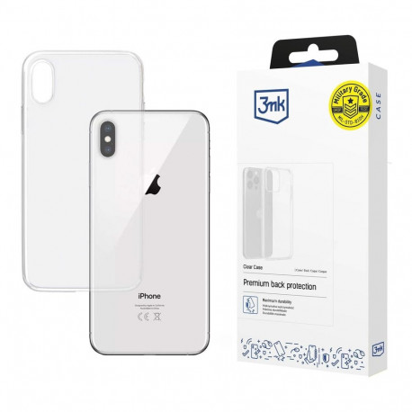 3mk Clear Case for iPhone Xs Max - transparent