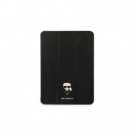 Karl Lagerfeld Saffiano Ikonic Karl Case for iPad 12.9" Pro 2021 - Black