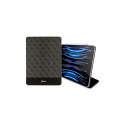 Etui Guess 4G Stripe Allover na iPad Pro 12.9" - czarne