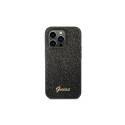 Guess GUHCP14LHGGSHK iPhone 14 Pro 6,1" czarny/black hard case Glitter Script
