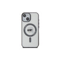 Karl Lagerfeld KLHMP15SHKHNOTK iPhone 15 6.1" transparent hardcase IML Karl`s Head MagSafe Karl Lagerfeld KLHMP15SHKHNOTK iPhone 15 6.1" transparent hardcase IML Karl`s Head MagSafe