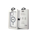 Karl Lagerfeld KLHMP15SHKHNOTK iPhone 15 6.1" transparent hardcase IML Karl`s Head MagSafe Karl Lagerfeld KLHMP15SHKHNOTK iPhone 15 6.1" transparent hardcase IML Karl`s Head MagSafe