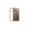 PanzerGlass ClearCase case for iPhone 12 Pro Max - transparent and red