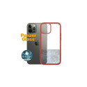 PanzerGlass ClearCase case for iPhone 12 Pro Max - transparent and red
