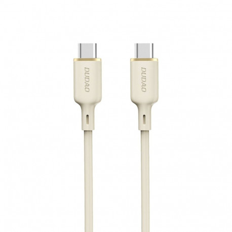Dudao L7SCC USB-C - USB-C cable 100W 2m - beige