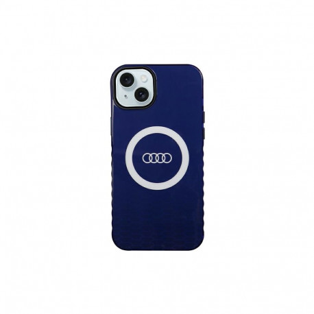Audi IML Big Logo MagSafe case for iPhone 15 Plus / 14 Plus - blue