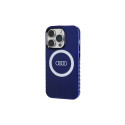 Audi IML Big Logo MagSafe case for iPhone 14 Pro - blue