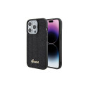Guess Disco Metal Script case for iPhone 15 Pro - black