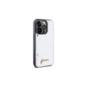 Guess Sequin Script Metal case for iPhone 14 Pro Max - silver