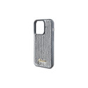Guess Sequin Script Metal case for iPhone 14 Pro Max - silver