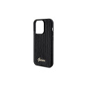Guess Sequin Script Metal case for iPhone 14 Pro Max - black
