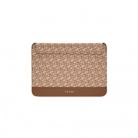 Guess GCube Stripes case for a 16" laptop - brown