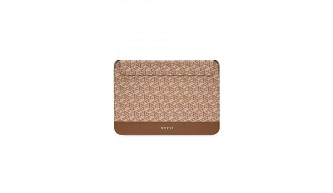 Guess GCube Stripes case for a 16" laptop - brown