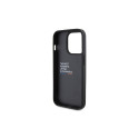 BMW Leather Carbon case for iPhone 15 Pro - black