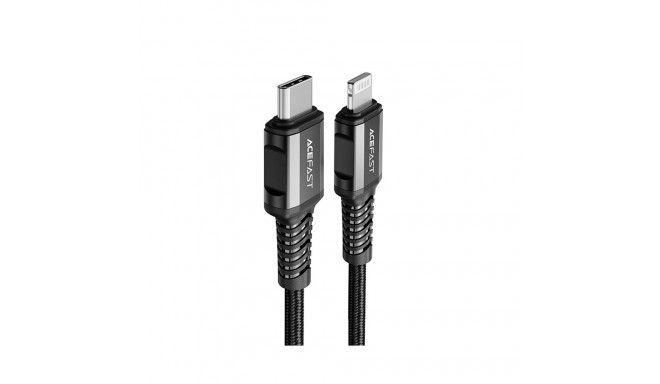 Acefast C1-01 Lightning - USB-C MFi PD cable 30W 3A 480Mb/s 1.2m - black