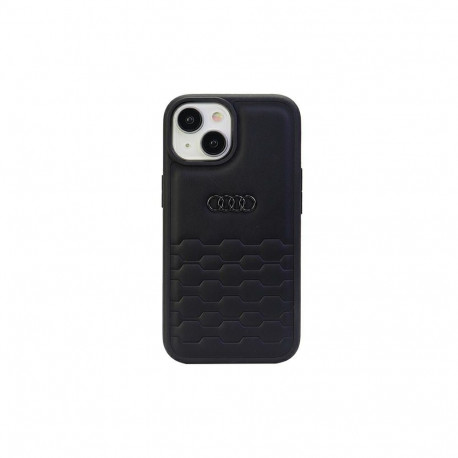 Audi GT Synthetic Leather case for iPhone 15 Plus - black