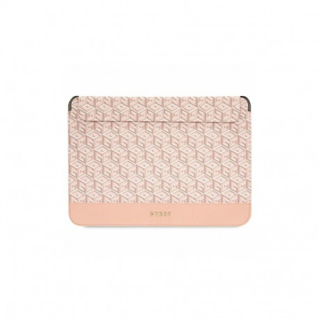 Guess GCube Stripes case for a 14" laptop - pink
