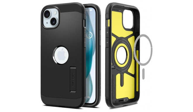 Spigen Tough Armor MagSafe case for iPhone 15 - black