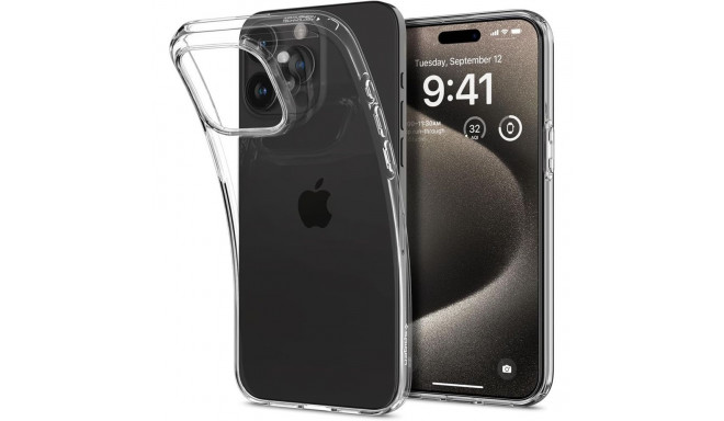 Spigen Liquid Crystal Case for iPhone 15 Pro Max - Clear