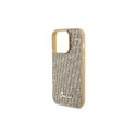 Guess Disco Metal Script case for iPhone 15 Pro - gold