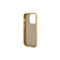 Guess Disco Metal Script case for iPhone 15 Pro - gold