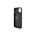 BMW Leather Carbon case for iPhone 15 Plus - black