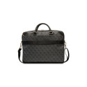Guess 4G Printed Stripes bag for a 16" laptop - black