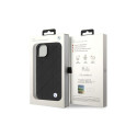 Case BMW BMHCP14S22RQDK iPhone 14 6.1" black/black Leather Quilted