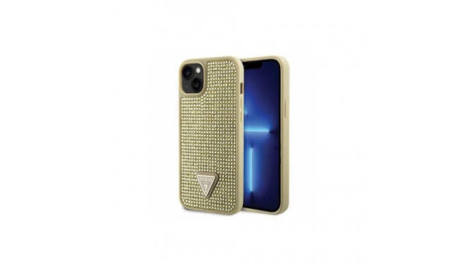 Guess GUHCP14MHDGTPD iPhone 14 Plus 6.7" gold/gold hardcase Rhinestone Triangle