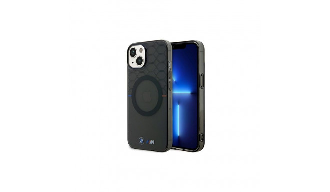 BMW Pattern MagSafe case for iPhone 14 Plus - gray