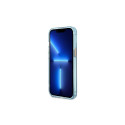 Guess Gold Outline Translucent MagSafe case for iPhone 13 Pro / iPhone 13 - blue