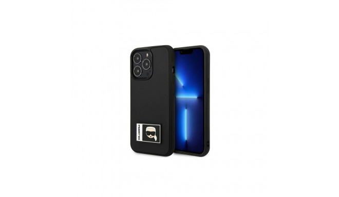 Karl Lagerfeld Ikonik Patch Case for iPhone 13 Pro Max - Black