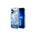 Guess GUHCP14XHGPLHB iPhone 14 Pro Max 6.7" blue/blue hardcase Porcelain Collection Guess GUHCP14XHGPLHB iPhone 14 Pro Max 6.7" blue/blue hardcase Porcelain Collection