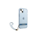 Guess GUHCP13MHTSGSB iPhone 13 6.1 "blue / blue hardcase Translucent Stap