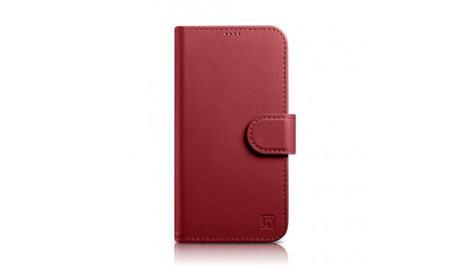 iCarer Wallet Case 2in1 iPhone 14 Pro Leather Flip Case Anti-RFID red (WMI14220726-RD)